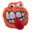 Rogz Пухкава играчка Fluffy grinz в оранжев цвят L размер (80 мм)